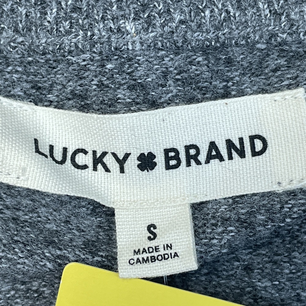 Lucky Brand Women's S Pullover Medium Heather Gray e0683 - Picture 2 of 7
